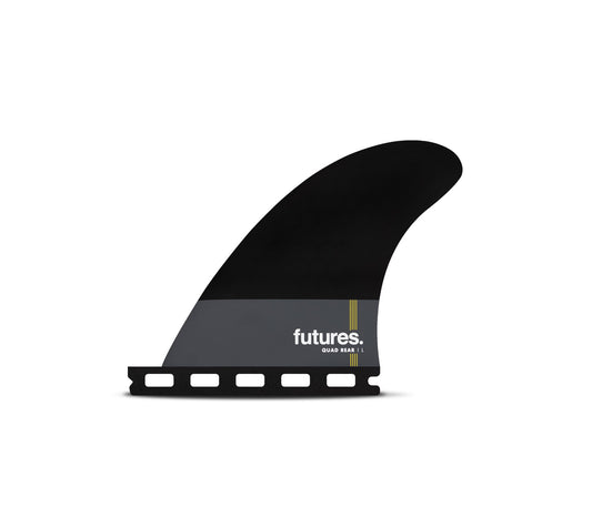 FUTURE FINS - PIVOT QUAD REAR - HC - LARGE - BLACK