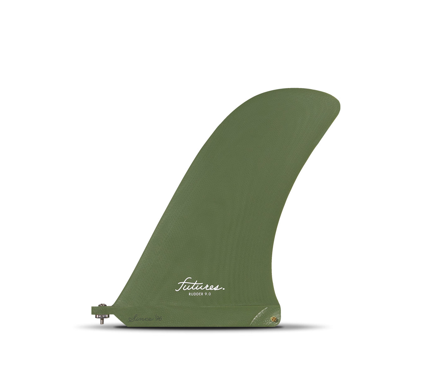 FUTURE FINS - RUDDER 9" - SINGLE LARGE LONGBOARD FIN - HUNTER GREEN