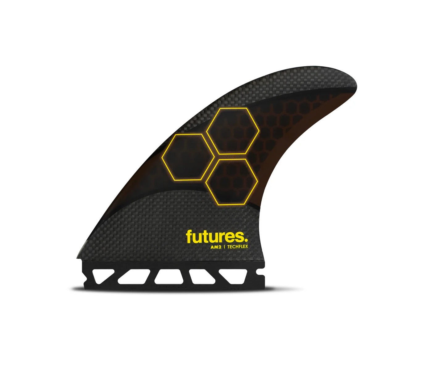 FUTURE FINS - AM2 TECHFLEX - THRUSTER - LARGE - ORANGE - Pollywog