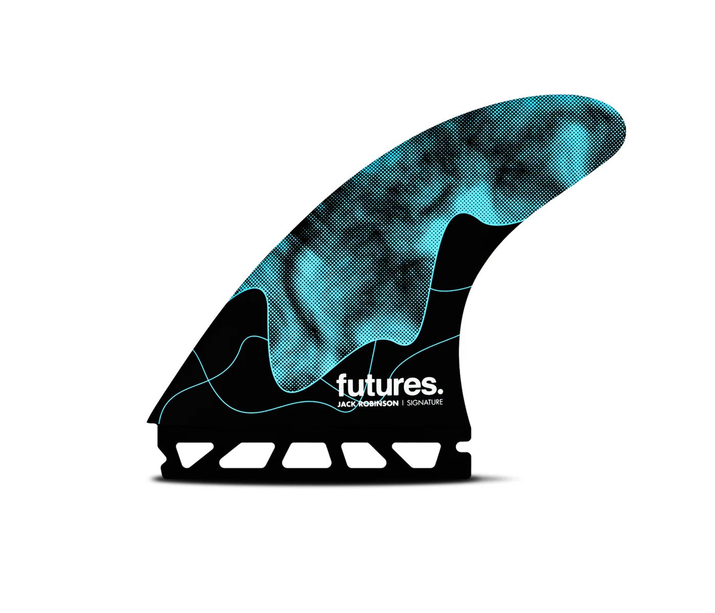 FUTURE FINS - JACK ROBINSON - HONEYCOMBE - THRUSTER - LARGE - AQUA - Pollywog