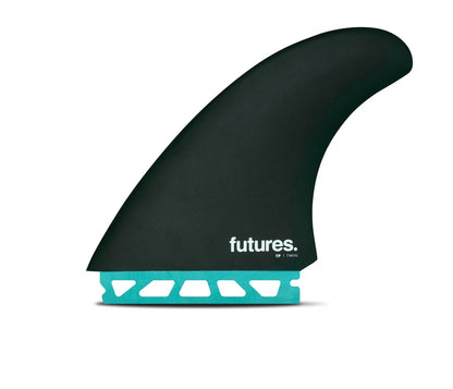 FUTURE FINS - T.PATTERSON HONEYCOMB TWIN + 1 BLACK/TEAL