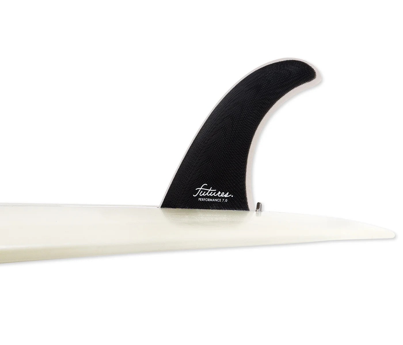 FUTURE FINS - PERFORMANCE 7" SINGLE LONGBOARD FIN - MEDIUM - BLACK/GREY