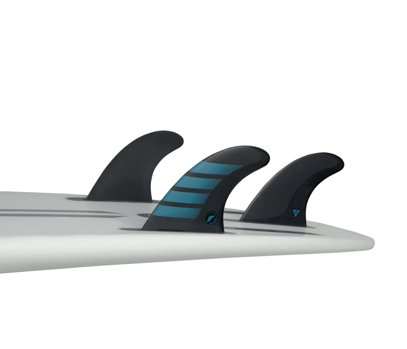 FUTURE FINS - F4 SMALL - NEUTRAL - ALPHA - CARBON/AQUA