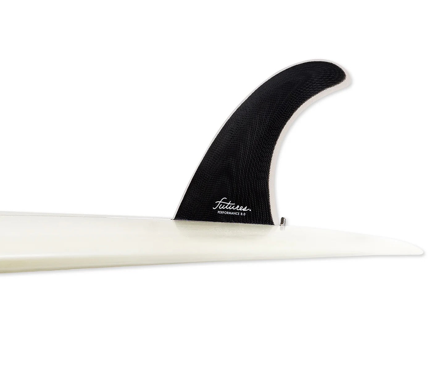 FUTURE FINS - PERFORMANCE 8" SINGLE LONGBOARD FIN - BLACK/GREAY - MEDIUM