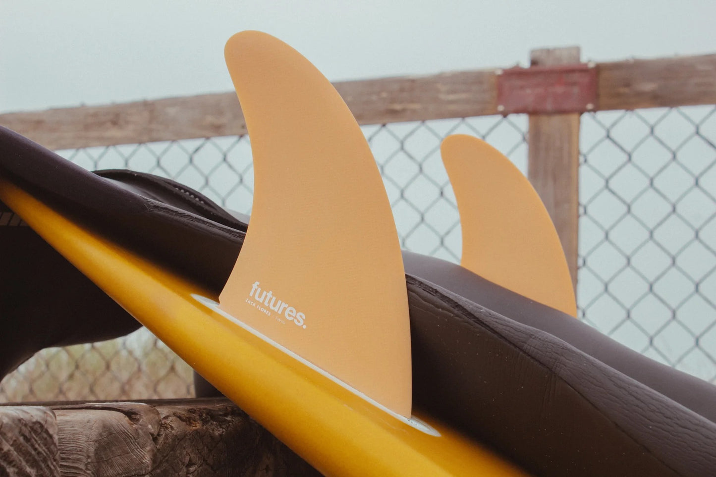 Futures Fins - ZACK FLORES TWIN Fiberglass - Universal (Orange)