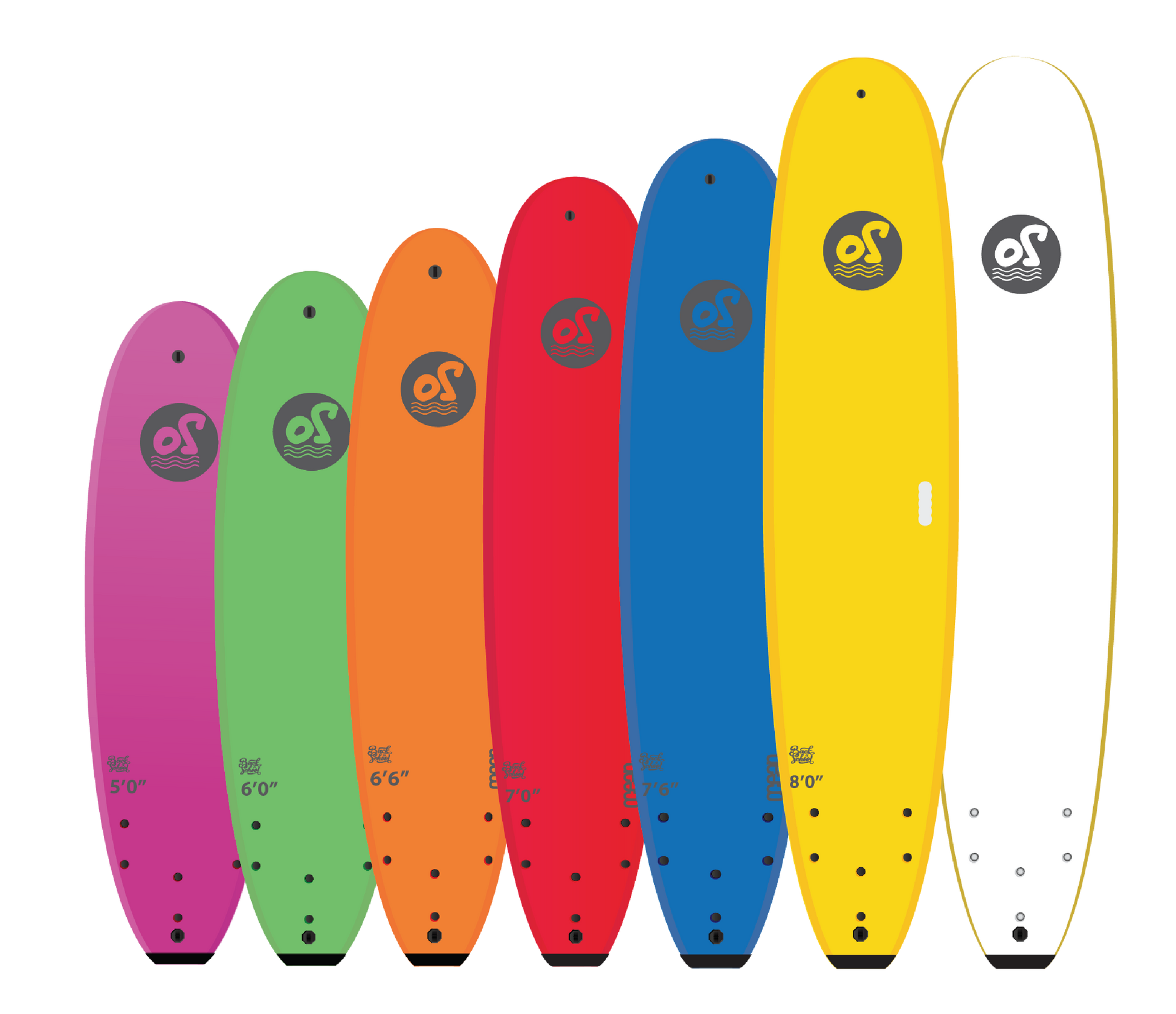 Ocean Storm - Back to School Soft Top Surfboard - Pollywog