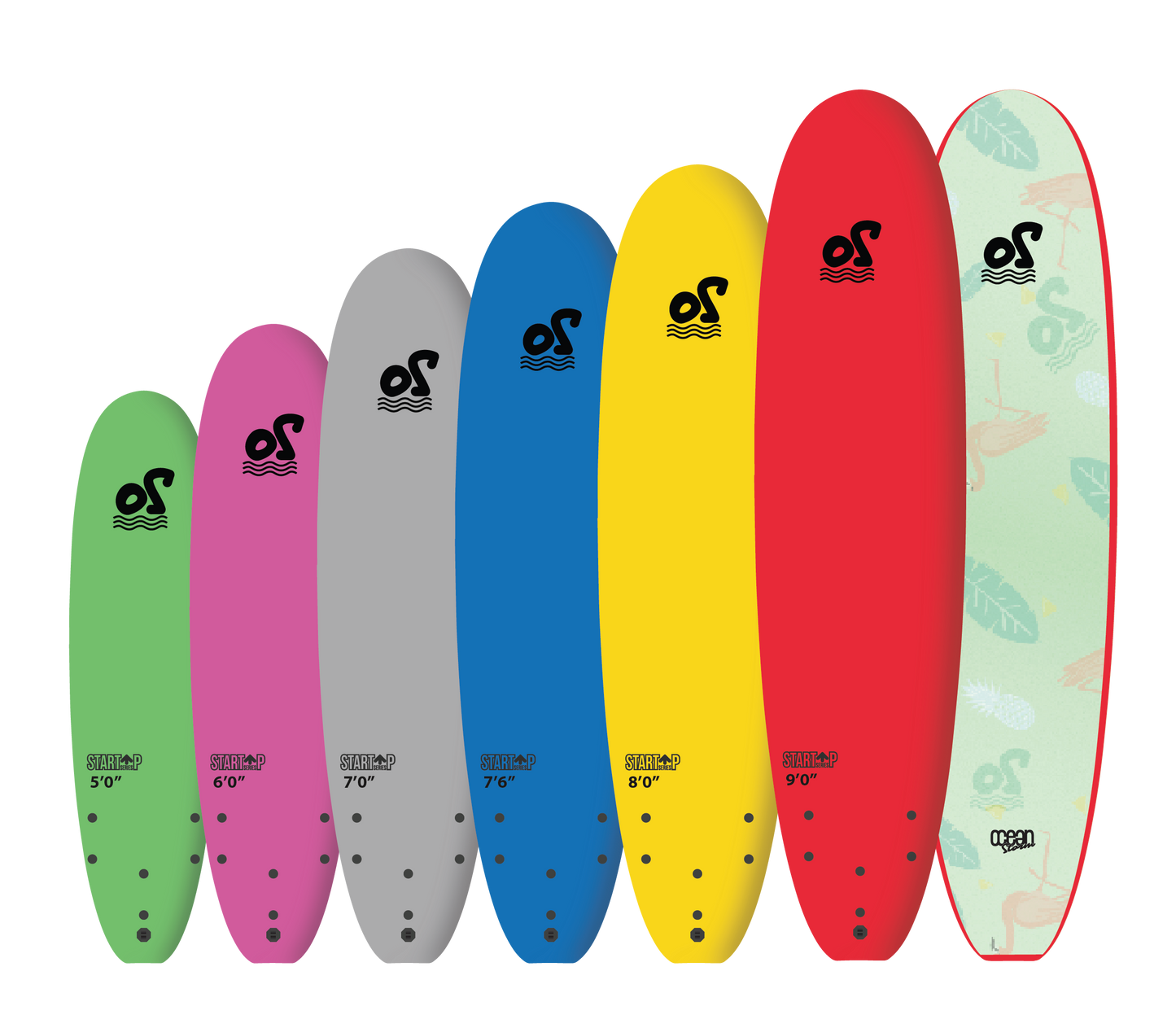 Ocean Storm - Start-Up Soft Top Surfboard - Pollywog