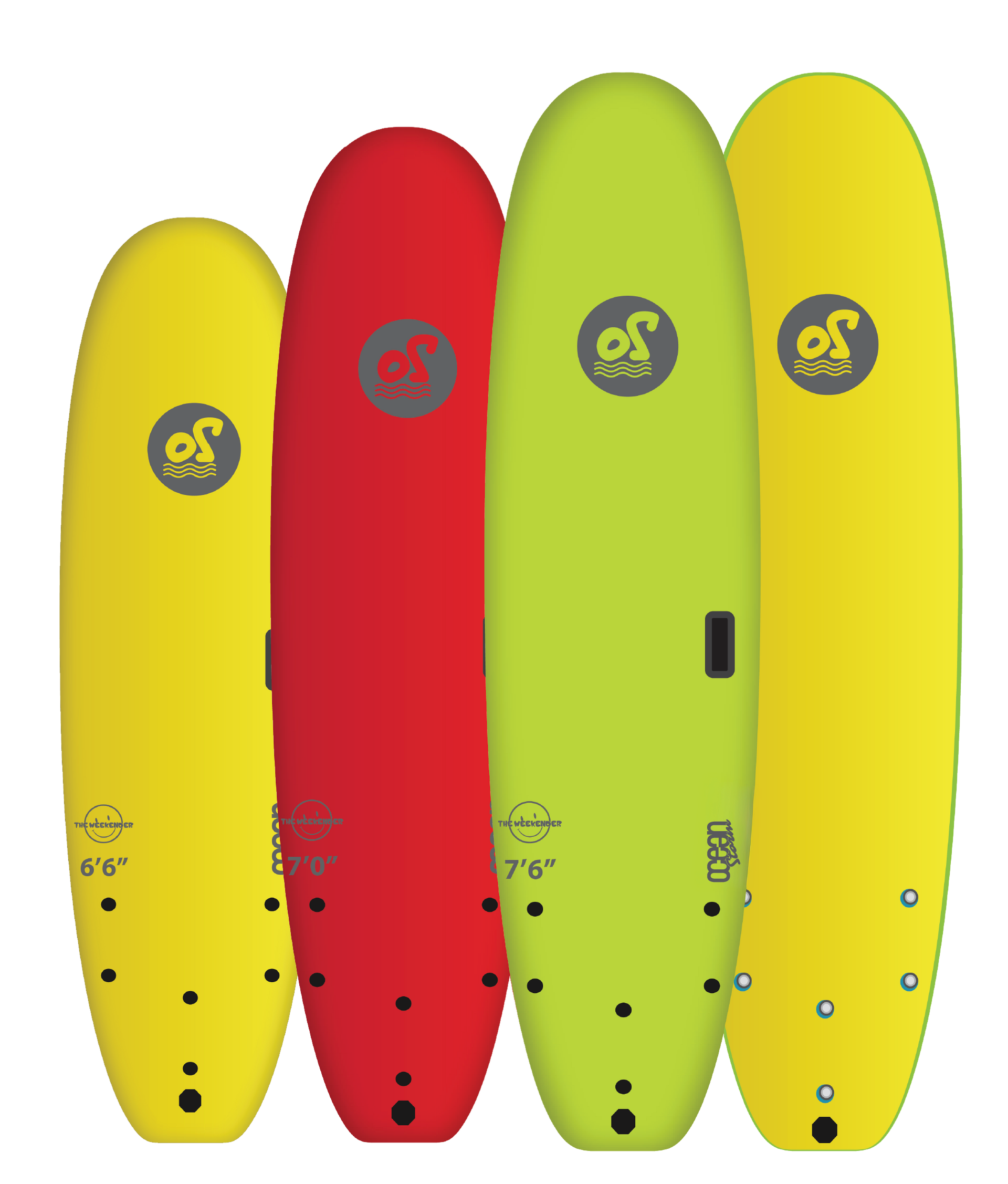 Ocean Storm - The Weekender Soft Top Surfboard – Pollywog