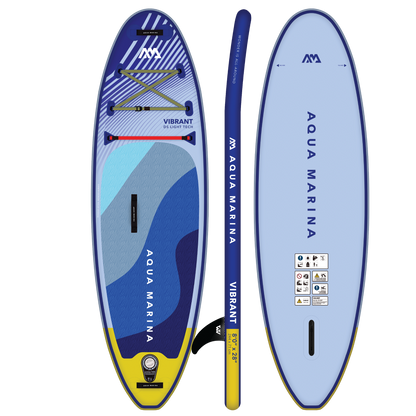 Aqua Marina - Vibrant 8'0" Kids SUP + Paddle - Pollywog