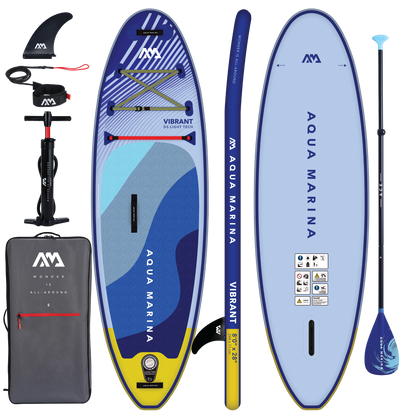 Aqua Marina - Vibrant 8'0" Kids SUP + Paddle - Pollywog