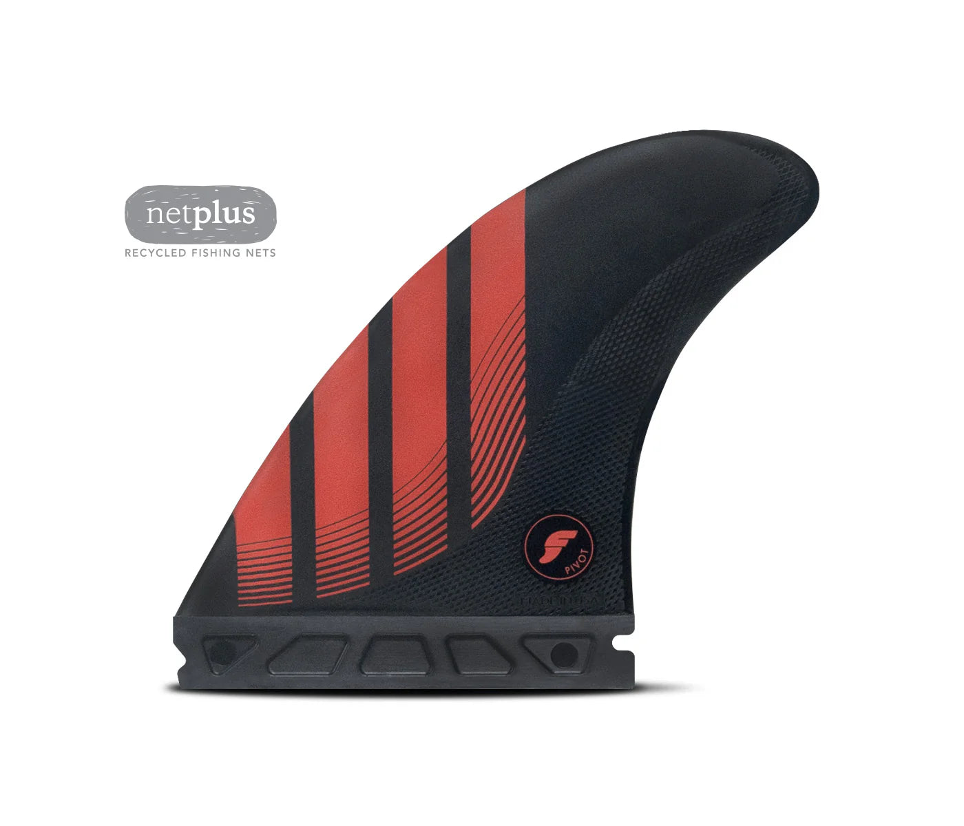 Futures Fins - P8 Alpha - Large (Carbon/Red) - Pollywog