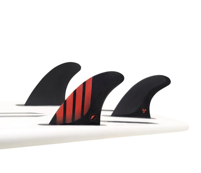 Futures Fins - P8 Alpha - Large (Carbon/Red) - Pollywog
