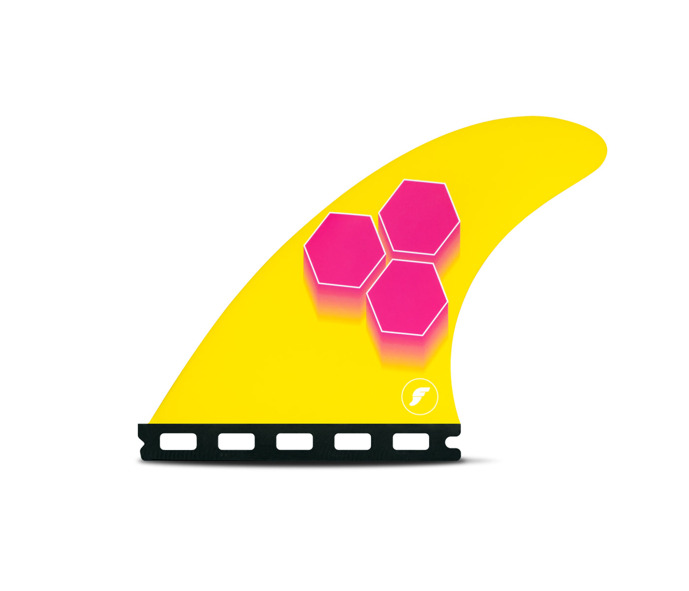 Futures Fins  - AM3 Honeycomb - Small (Pink/Yellow)