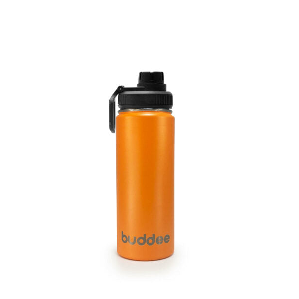 530ml Buddee Bottle WM w/ Spout Lid – Orange