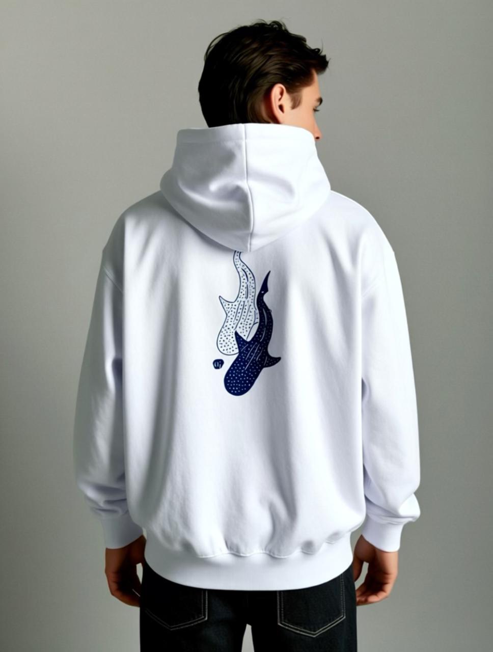MERAKI - HOODED SWEATSHIRT - WHALE SHARK - Pollywog