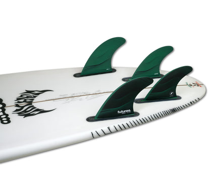 FUTURE FINS - F8 LEGACY NEUTRAL - 5 FIN - HC - LARGE - GREEN