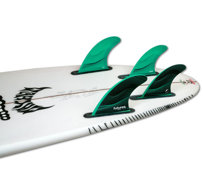 FUTURE FINS - F6 LEGACY NEUTRAL - 5 FIN - HC - MEDIUM - GREEN