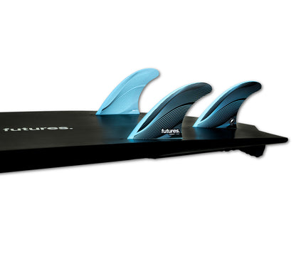 Futures Fins - R4 Honeycomb - Small - Blue - Pollywog