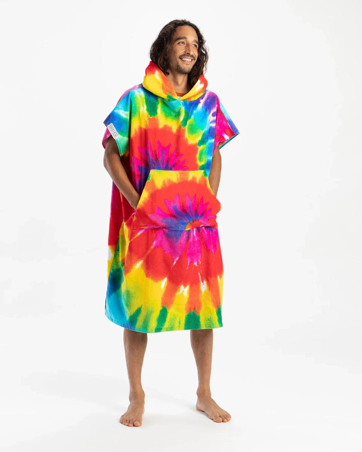 Leus Tie Dye Rainbow Original Eco Poncho