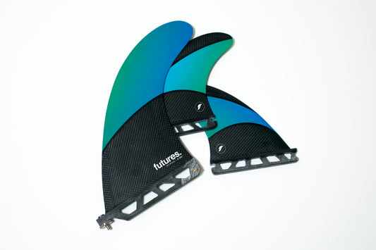 FUTURE FINS - TECHFLEX 2 + 1 - BLUE/GREEN