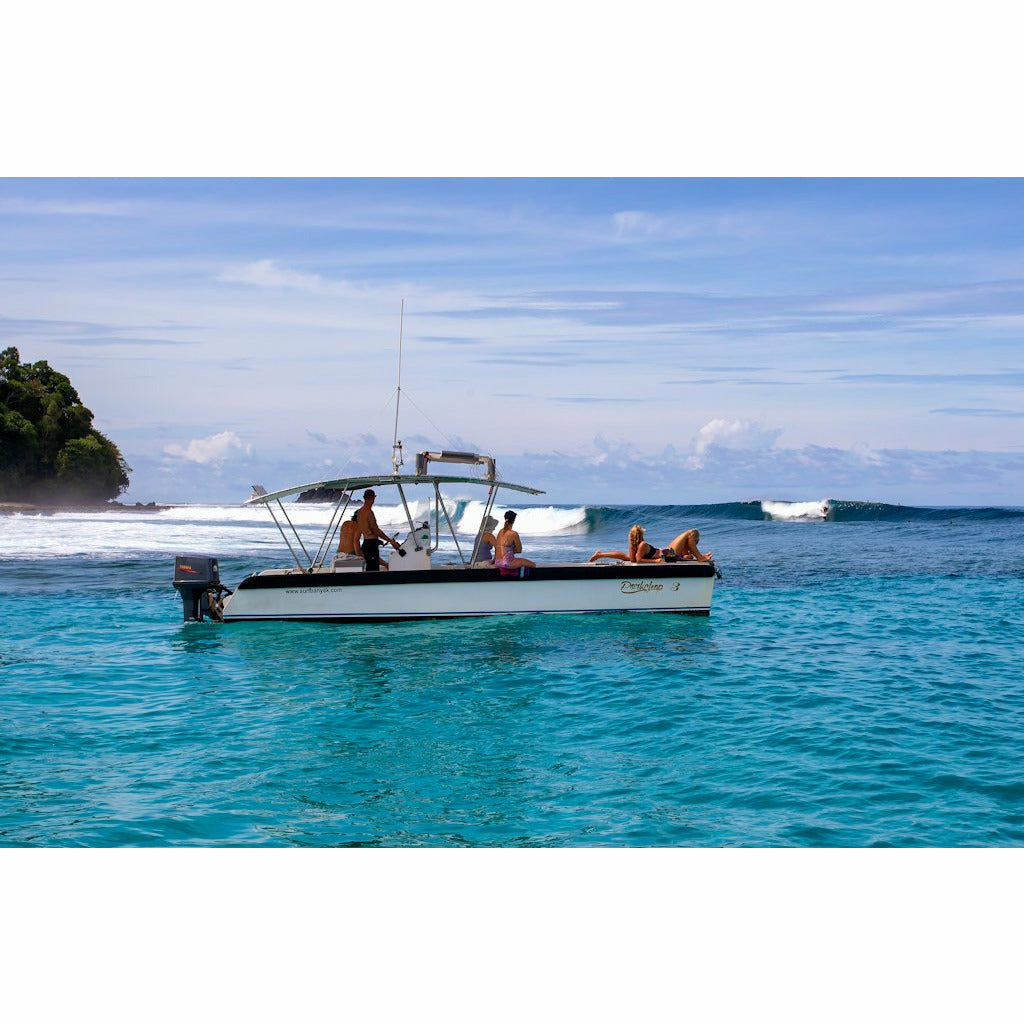 Surf Banyaks - The Seriti - Your uncrowded surf charter solution - Pollywog