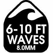 Island Style - Ankle Big Wave Double Swivel Surf Leash (9FT)