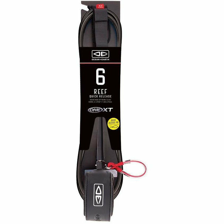 Ocean and Earth - Leash 6' Reef Quick Release ONE XT