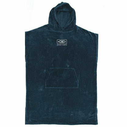 Ocean and Earth - Poncho Corp Hooded