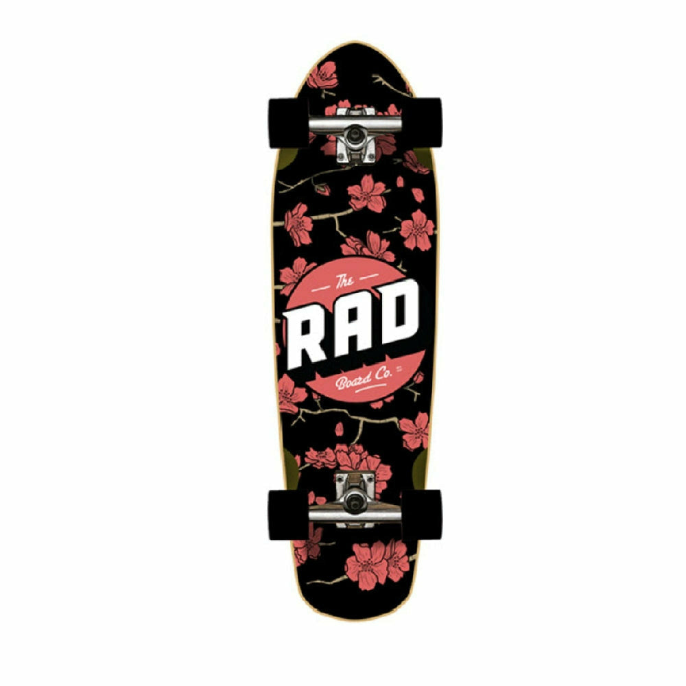Rad - Skateboard - Complete - Cali Cruiser - Black Red (Size 32")