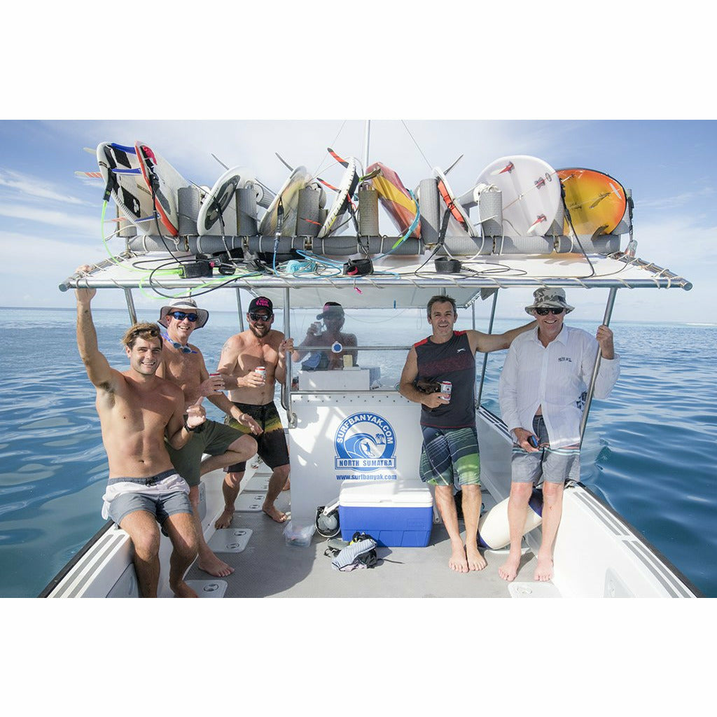 Surf Banyaks - The Seriti - Your uncrowded surf charter solution - Pollywog
