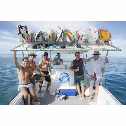 Surf Banyaks - The Seriti - Your uncrowded surf charter solution - Pollywog