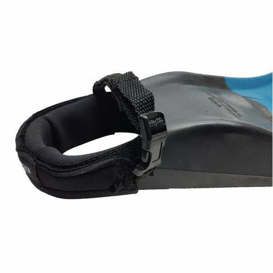Island Style - Pro Neoprene Fin Strap Cover/Leash With Buckle (Pair)