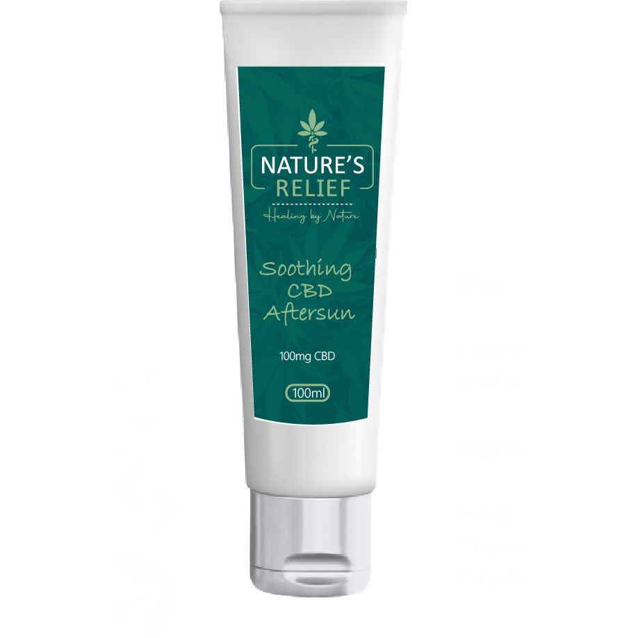 Natures Relief - Soothing Aftersun CBD Gel - 100ml