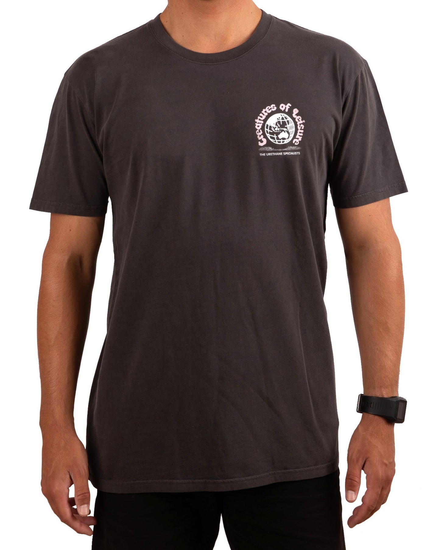 Creatures Urethane Specialists Tee : Washed Black