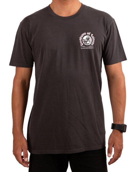 Creatures Urethane Specialists Tee : Washed Black