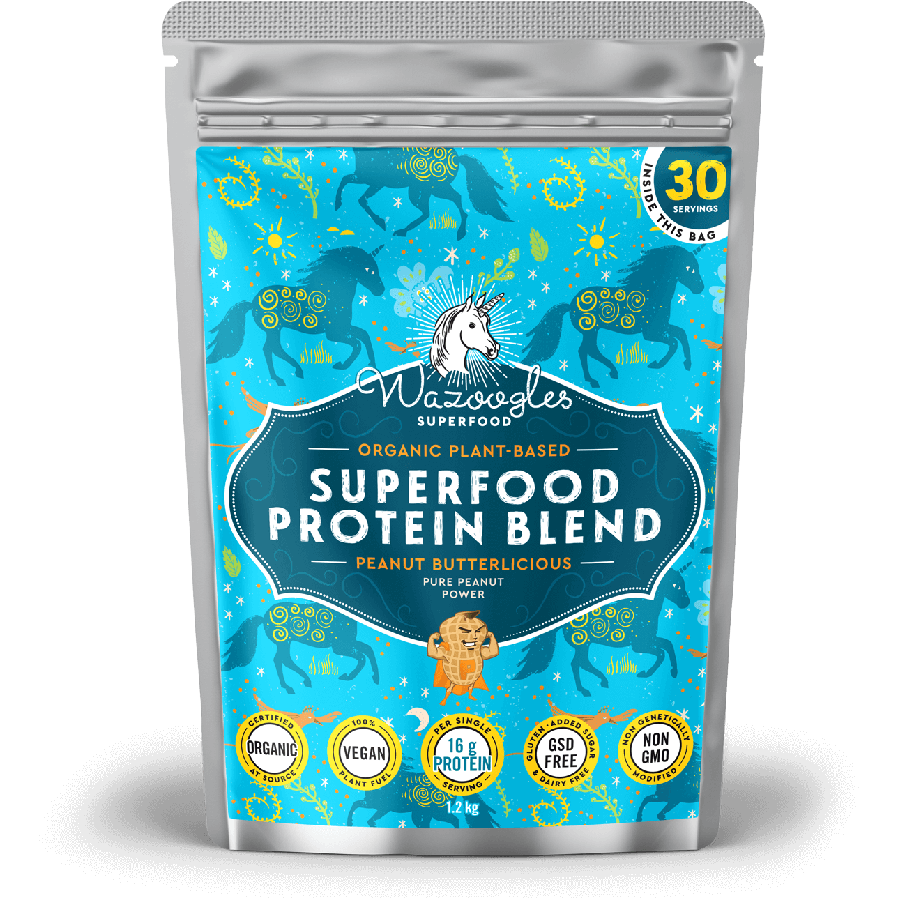 Wazoogles - Superfood Protein Blend - Peanut Butterlicious