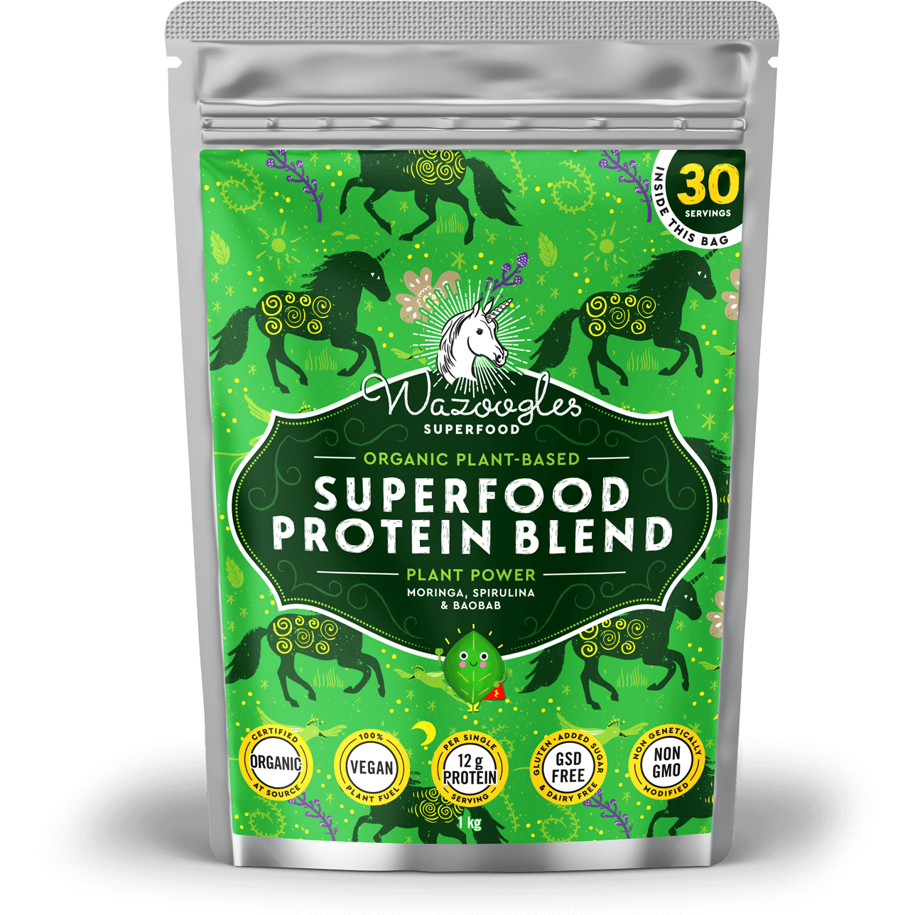 Wazoogles - Superfood Protein Blend - Plant Power