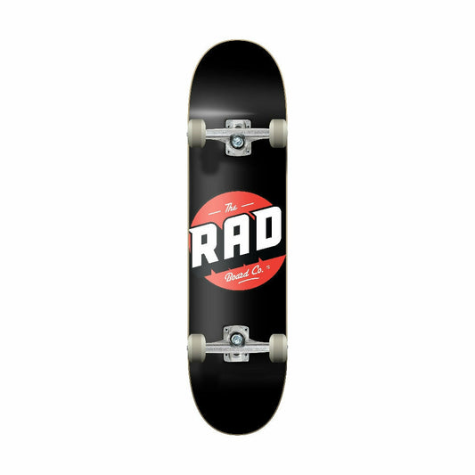 Rad - Skateboard - Complete - Classic Logo - Black (Size 8,125)