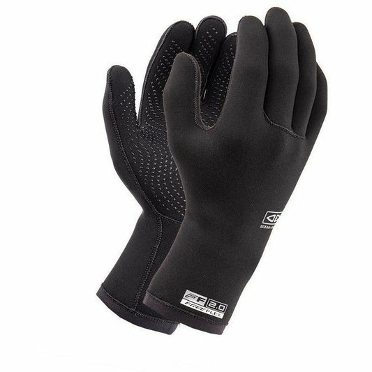 Ocean and Earth - Gloves 2mm Double Black