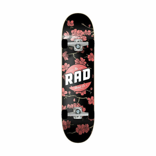 Rad - Skateboard - Complete - Cherry Blossem - Black Red (Size 7,75)