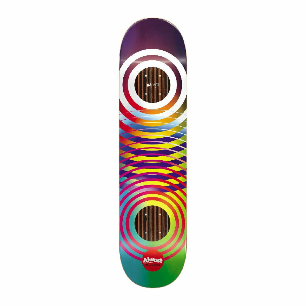 Almost - Skateboard - Deck Only - Max Gradient Rings - Impact (Size 8,125)