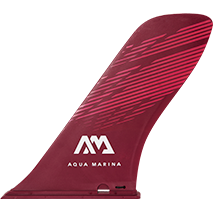 Aqua Marina - Slide-In Racing Fin with AM Logo in CORAL color theme