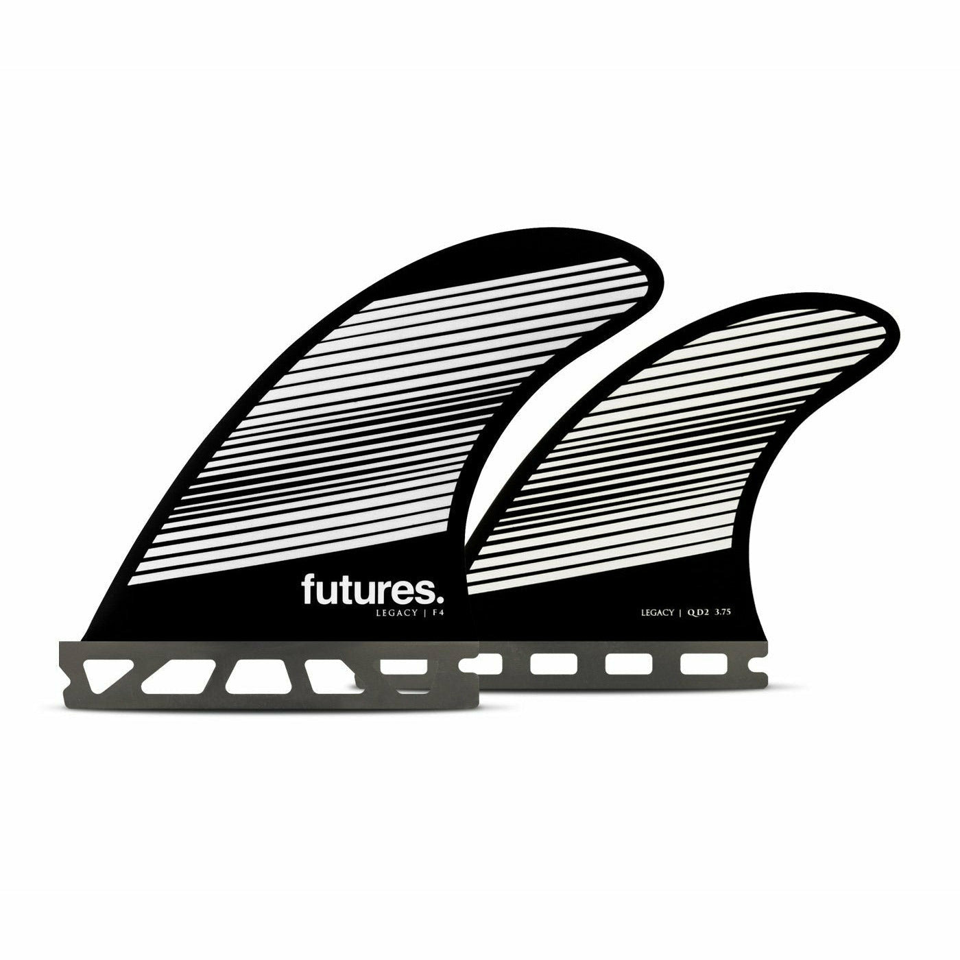 Futures - LEGACY F4 QUAD Honeycomb - Small (Grey/Black)