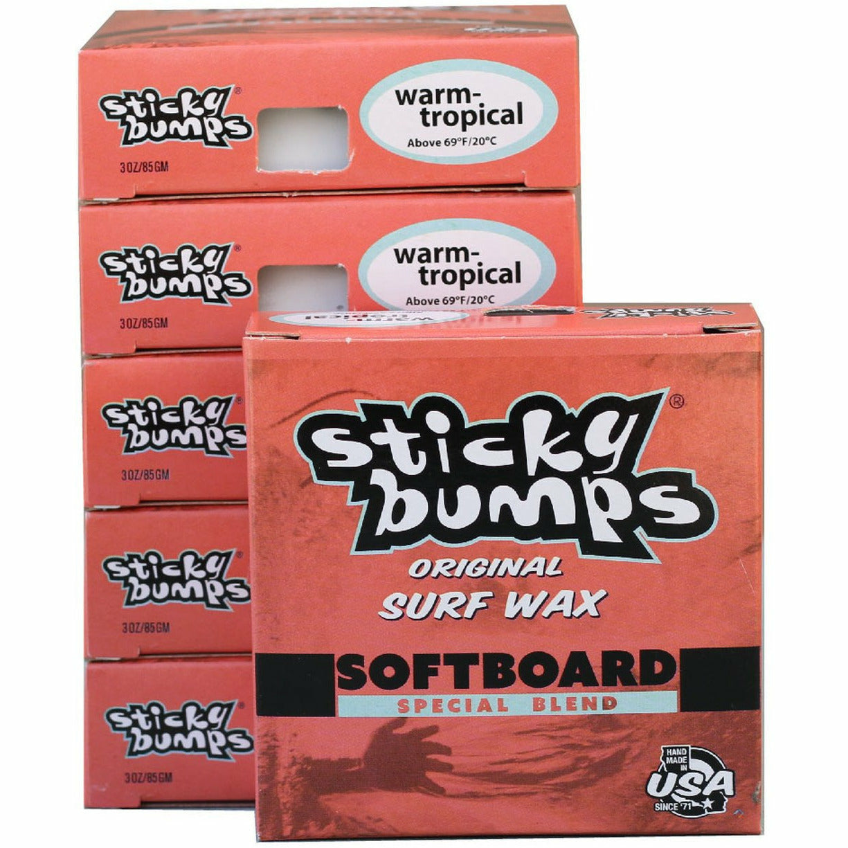 Sticky Bumps - Softboard Warm/Tropical (5 pack)