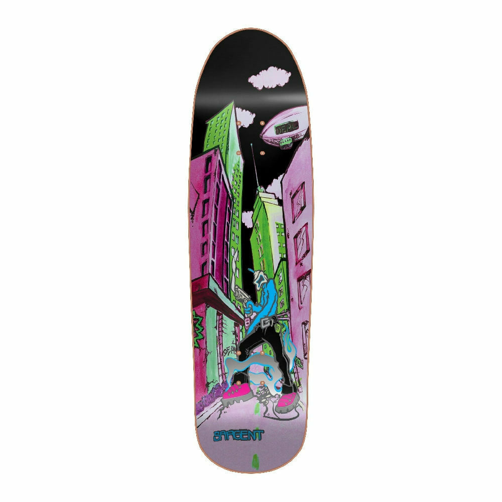 New Deal - Skateboard - Deck Only - Invader - Slick (Size 9,3)